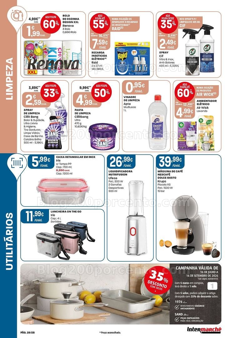 Antevisão Folheto INTERMARCHÉ Contact Promoções de 16 a 22 julho